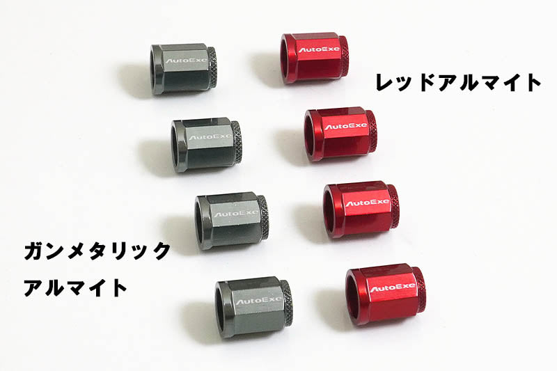 【メンバース限定商品】エアバルブキャップ(ガンメタリックアルマイト)